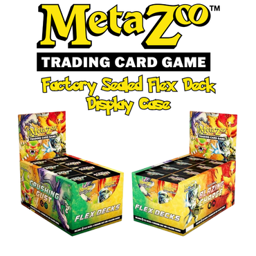 MetaZoo Factory Sealed Flex Deck Display Case (Crushing Gust & Blazing Charge)