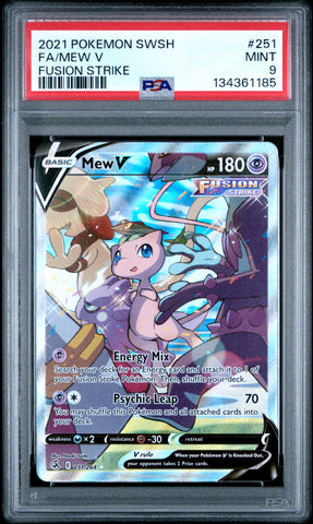 Pokemon Mew V Fusion Strike 251/264 PSA 9