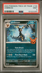 PSA 9 - 2024 Trick or Trade Umbreon 130/197 Halloween Stamped Pokemon Card
