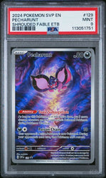 Pokemon Pecharunt 2024 S&V Black Star Promo SV129 PSA 9 Full Art Pokemon Card