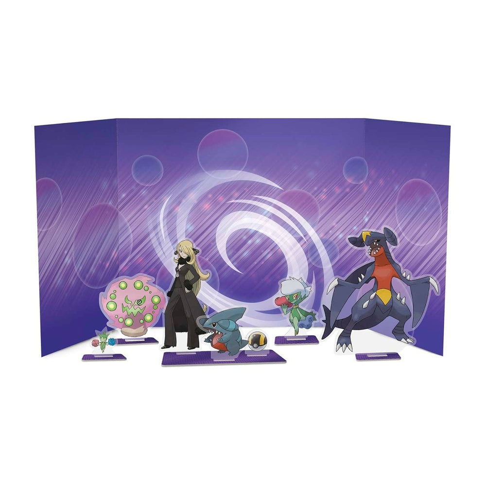 Cynthia's Garchomp ex Premium Collection Acrylic Standees and Photo Sticker