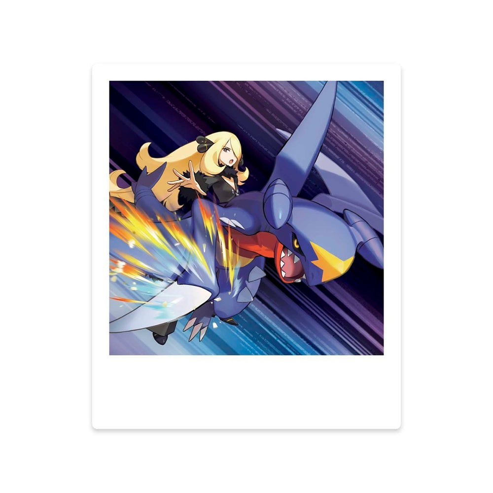 Cynthia's Garchomp ex Premium Collection Acrylic Standees and Photo Sticker