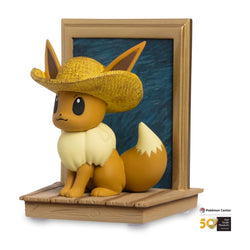 Pokémon Center × Van Gogh Museum: Eevee Inspired by Self-Portrait with Straw Hat Figure