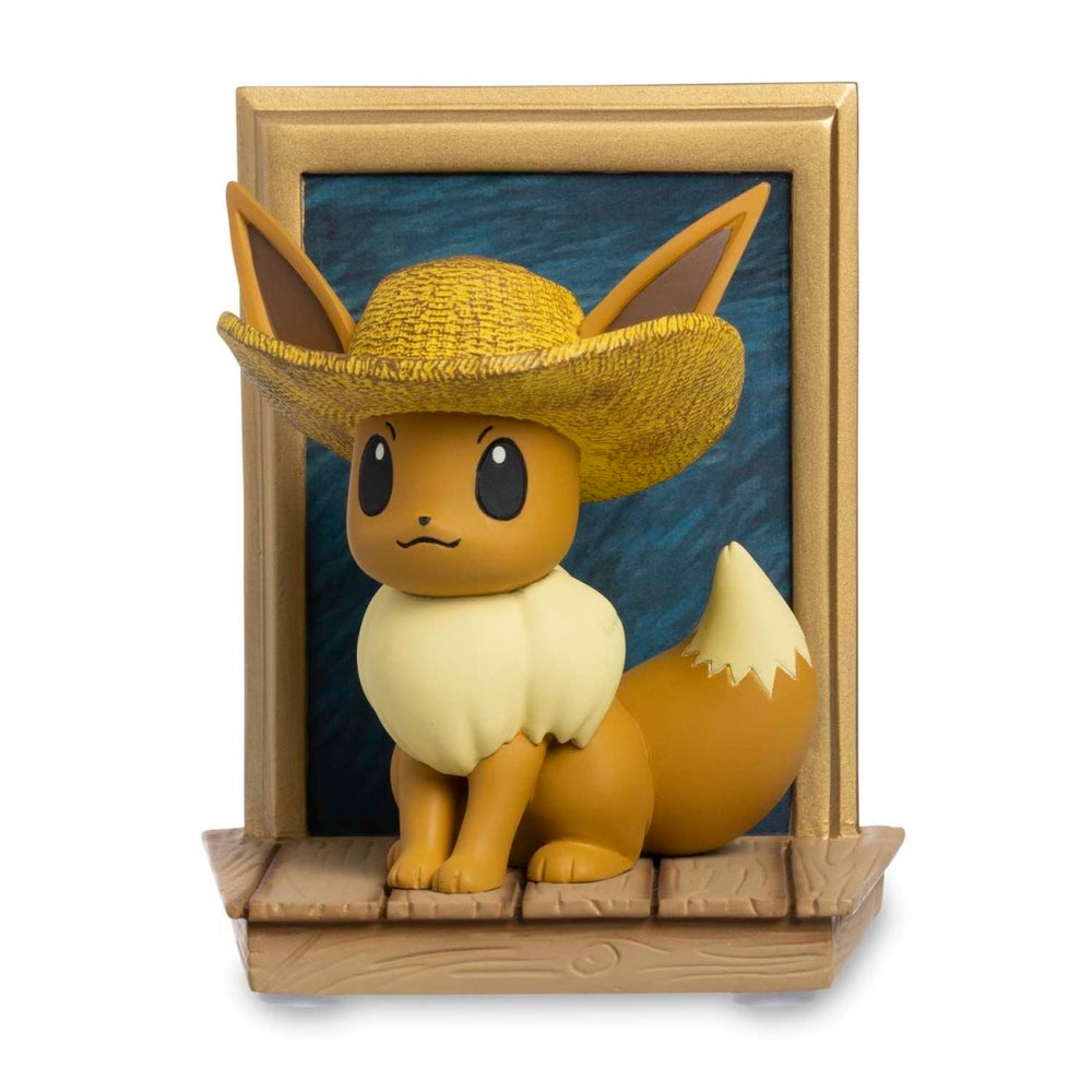 Pokémon Center × Van Gogh Museum: Eevee Inspired by Self-Portrait with Straw Hat Figure