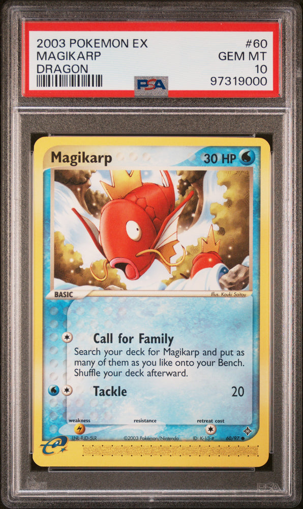 Pokemon Magikarp Dragon 60/97 PSA 10