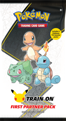 Celebrations: 25th Anniversary - Special First Partner Pack - Kanto Region Starters