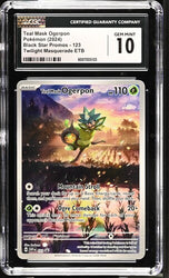 CGC 10 - 2024 S&V Black Star PROMO Teal Mask Ogerpon # 123 Pokemon Card