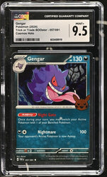 CGC 9.5 - 2024 Trick or Trade Gengar 057/091 COSMOS PIKACHU HALOWEEEN STAMPED