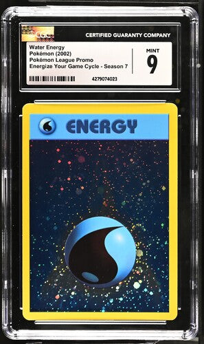 CGC 9 - 2002 League Promo Water Energy - Energize Your Game Cycle - Season 7