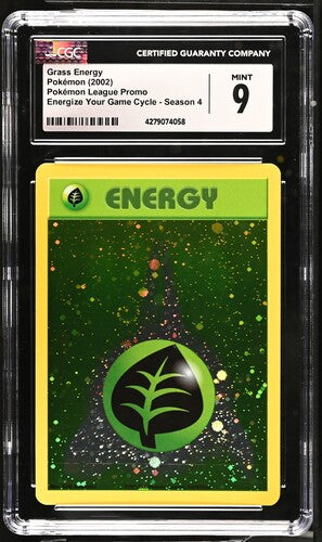 CGC 9 - 2002 League Promo Grass Energy - Energize Your Game Cycle - Season 4