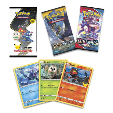 Celebrations: 25th Anniversary - Special First Partner Pack - Alola Region Starters