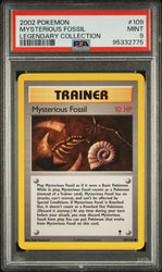 Pokemon Mysterious Fossil 🔥POP 40🔥 2002 Legendary Collection 109/110 PSA 9