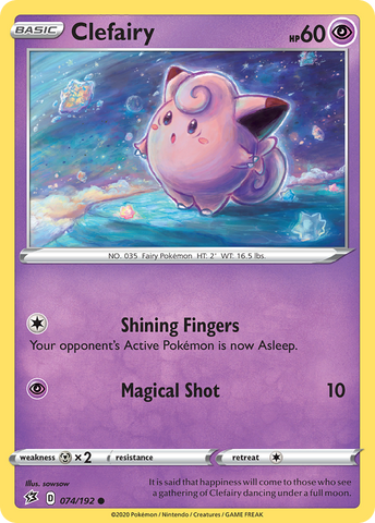 Clefairy (074/192) [Sword & Shield: Rebel Clash]