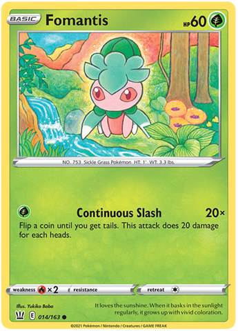 Fomantis (014/163) [Sword & Shield: Battle Styles]