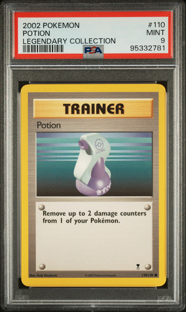 Pokemon Potion 2002 Legendary Collection 110/110 PSA Gem Mint 9