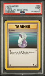 Pokemon Potion 2002 Legendary Collection 110/110 PSA Gem Mint 9