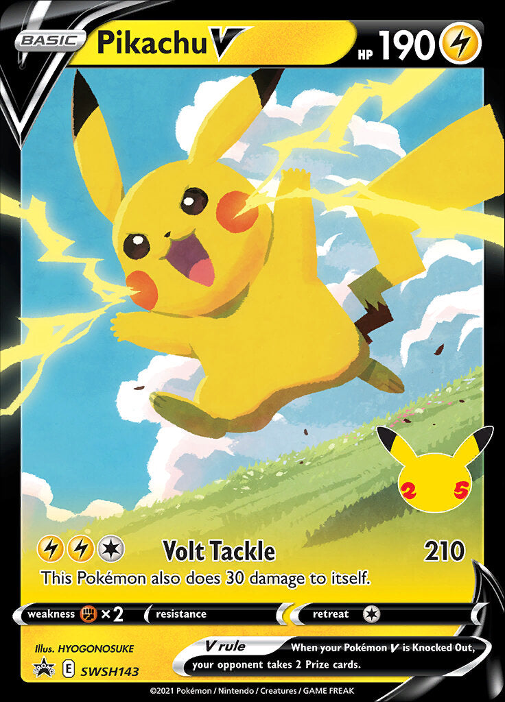 pokemon celebrations promo card list price Pokmon 25th Anniversary Complete Master Set (118/100) 2021 + Official Binder the official authentication and grading ensure this card remains a verified mainstay of your growing collection. Pikachu V (SWSH143) (Celebrations) [Sword