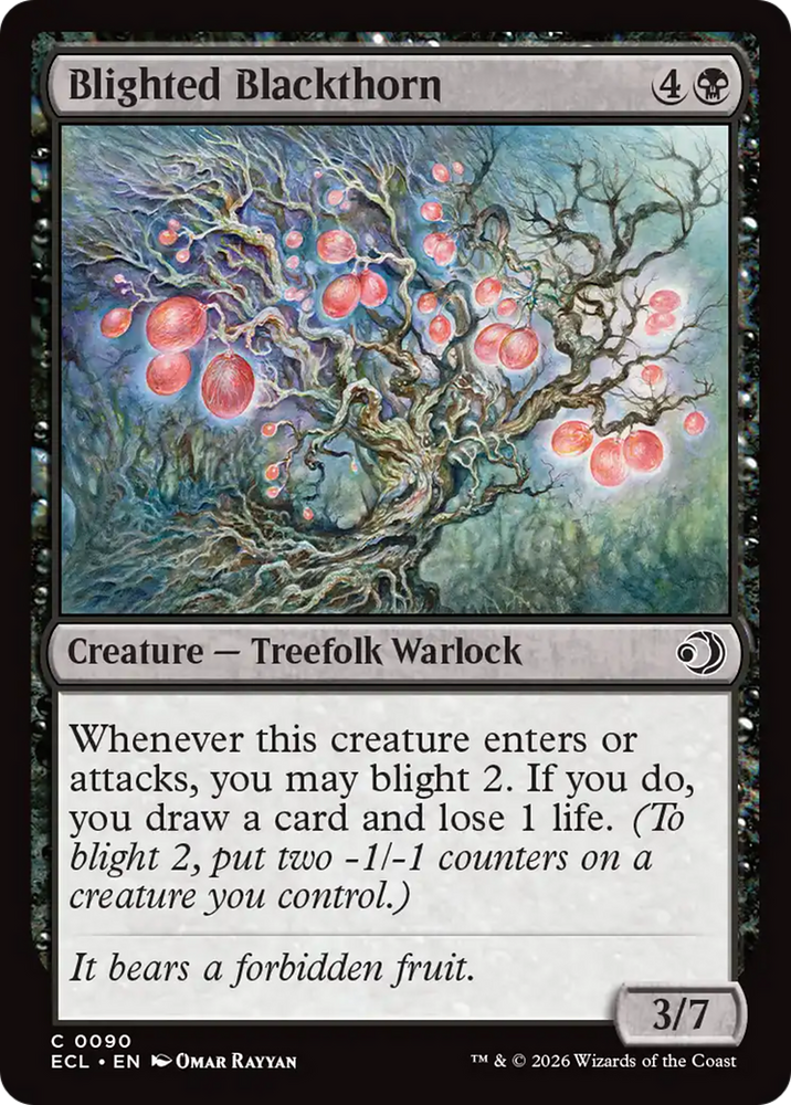 Blighted Blackthorn [Lorwyn Eclipsed]