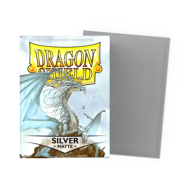 Dragon Shield Sleeves - Silver Matte
