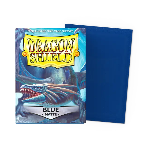 Dragon Shield Sleeves - Blue Matte