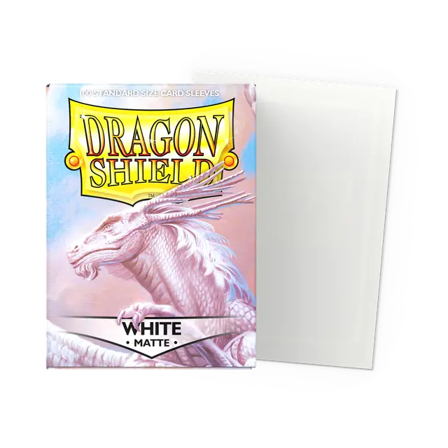 Dragon Shield Sleeves - White Matte