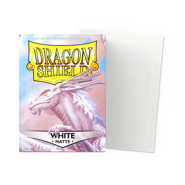 Dragon Shield Sleeves - White Matte