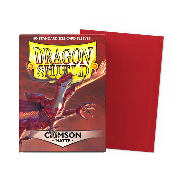 Dragon Shield Sleeves - Crimson Matte
