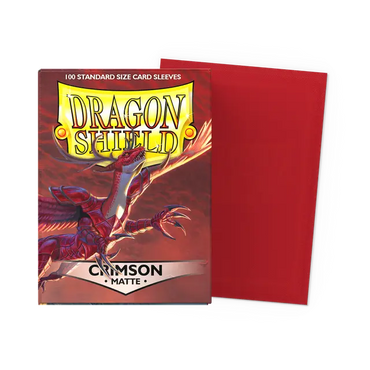 Dragon Shield Sleeves - Crimson Matte