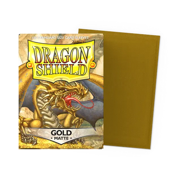 Dragon Shield Sleeves - Gold Matte