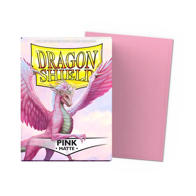 Dragon Shield Sleeves - Pink Matte