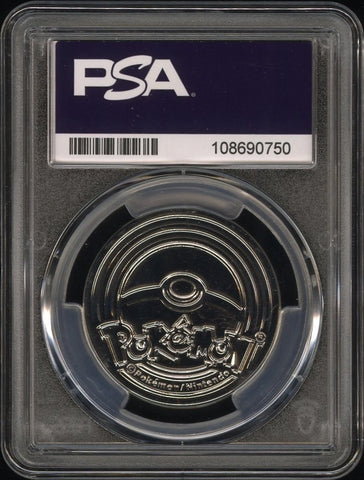 2021 Pokemon Pikachu Promo Coin 25th Celebrations 🔥POP 16🔥PSA 10