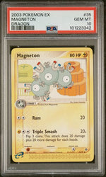 PSA 10 - 2003 EX Dragon Magneton 35/97 Pokemon Card