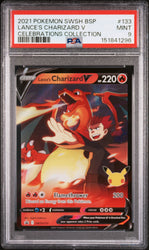 Pokemon Lance's Charizard V Celebrations Collection 133 PSA 9