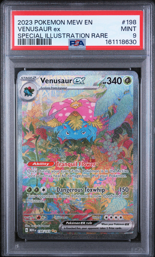 Pokemon Venusaur EX Special Illustration Rare 151 198/165 PSA 9