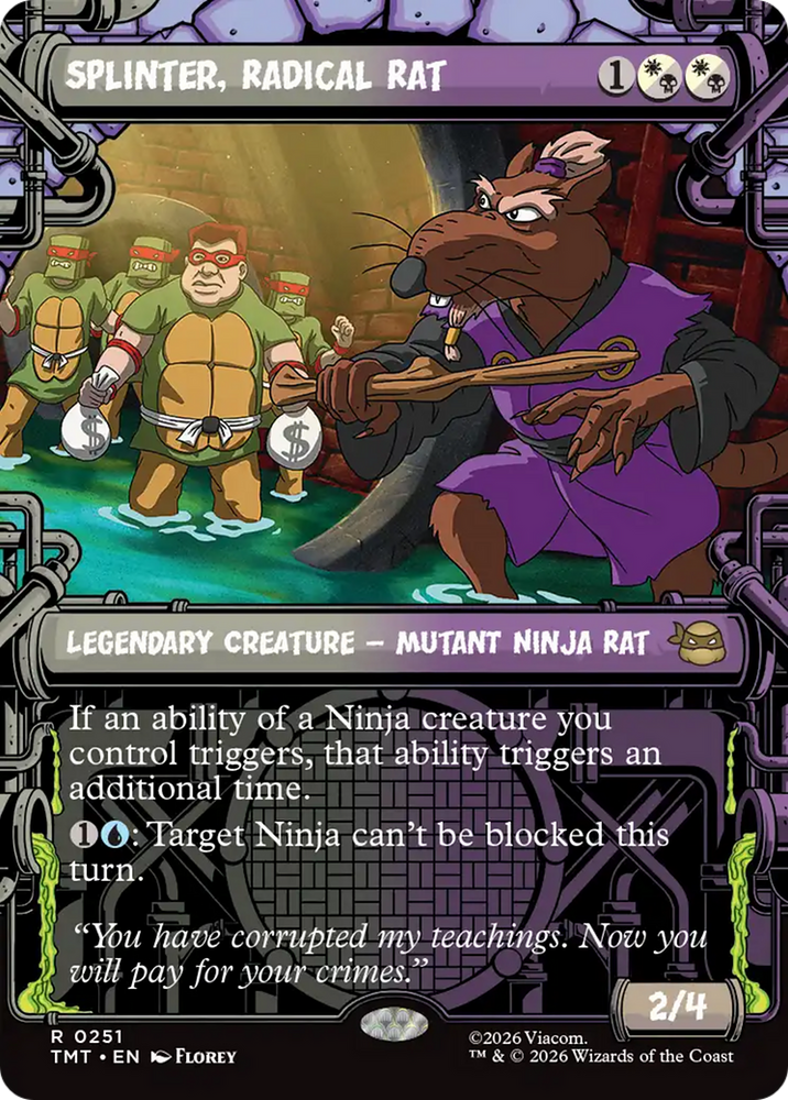 Splinter, Radical Rat (Showcase) [Teenage Mutant Ninja Turtles]