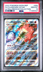 Pokemon Charizard VStar Ultra-Premium Collection Black Star Promo SWSH262 PSA 10