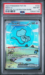 PSA 8 - 2024 S&V Paldean Fates Mew ex 232/091 Special Illustration Rare Pokemon Card