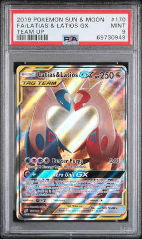 Pokemon Latias & Latios GX Tag Team Team Up 170/181 PSA 9