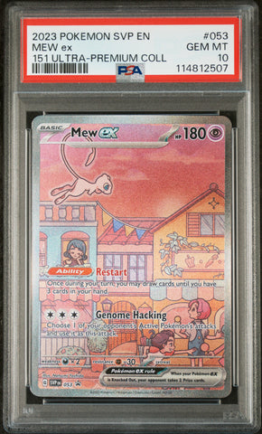 Pokemon Mew EX 151 Ultra-Premium Collection Sv Black Star Promo 053 PSA 10