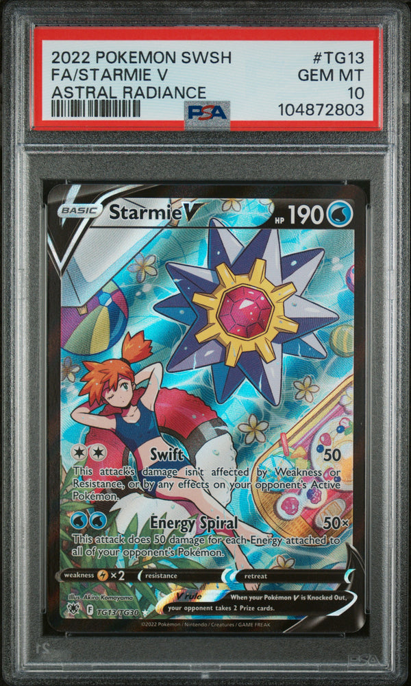 Pokemon Starmie V Astral Radiance TG13/TG30 PSA 10