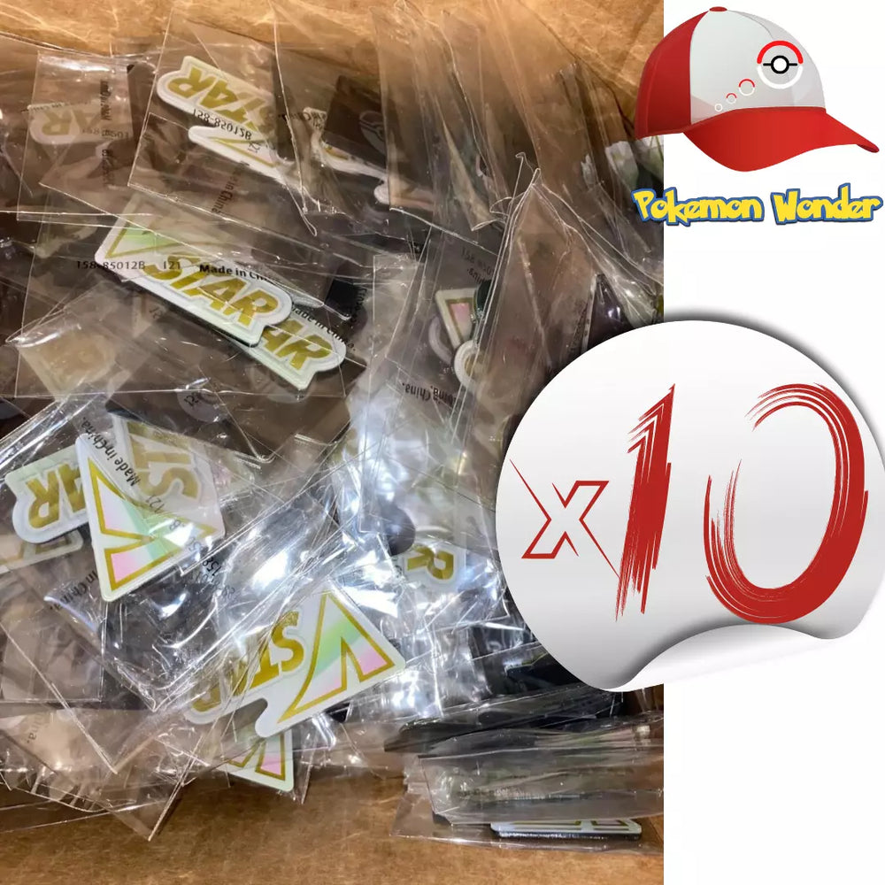 Lot of 10x VSTAR MARKER Official Pokemon TCG (Plastic)