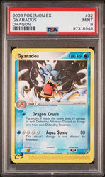 PSA 9 - 2003 EX Dragon Gyarados 32/97 Pokemon Card