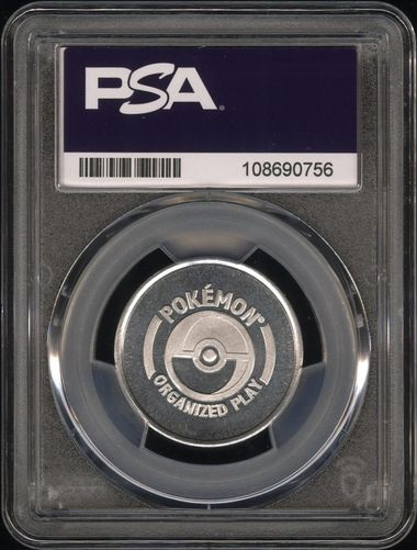 2005 Rayquaza Pokemon Organized Play Rewards Metal Coin 🔥POP 2🔥 PSA 10