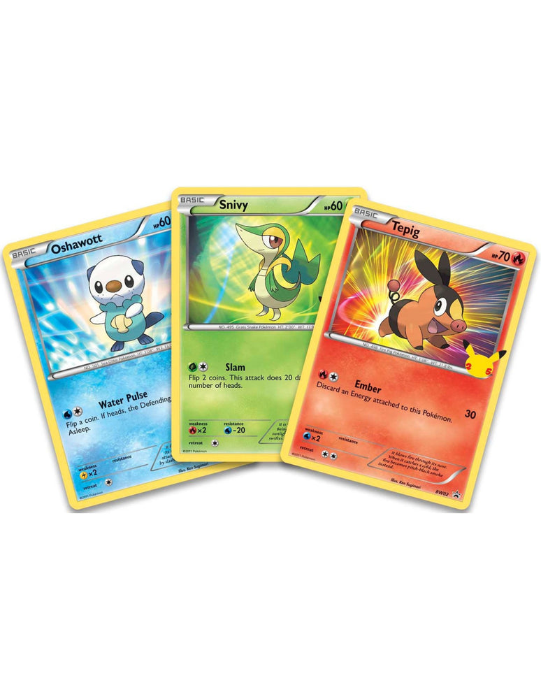 Celebrations: 25th Anniversary - Special First Partner Pack - Unova Re Celebrations: 25th Anniversary - Special First Partner Pack - Unova Re