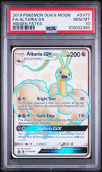 PSA 10 - 2019 Sun & Moon Hidden Fates Altaria GX SV77/SV94 Full Art Pokemon Card