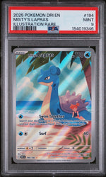 Pokemon Misty's Lapras Illustration Rare Dri En-Destined Rivals 194/182 PSA 9