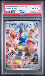 PSA 10 - 2024 S&V Twilight Masquerade Cramorant 176/167 Illustration Rare