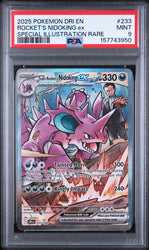 Pokemon Team Rocket's Nidoking EX Special Illustration Rare 233/182 PSA 9