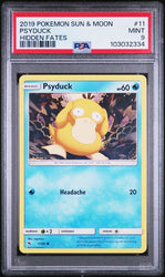 PSA 9 - 2019 Sun & Moon Hidden Fates Psyduck 11/68 Pokemon Card
