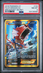 Pokemon Gyarados EX Secret Rare Breakpoint 123/122 PSA 8